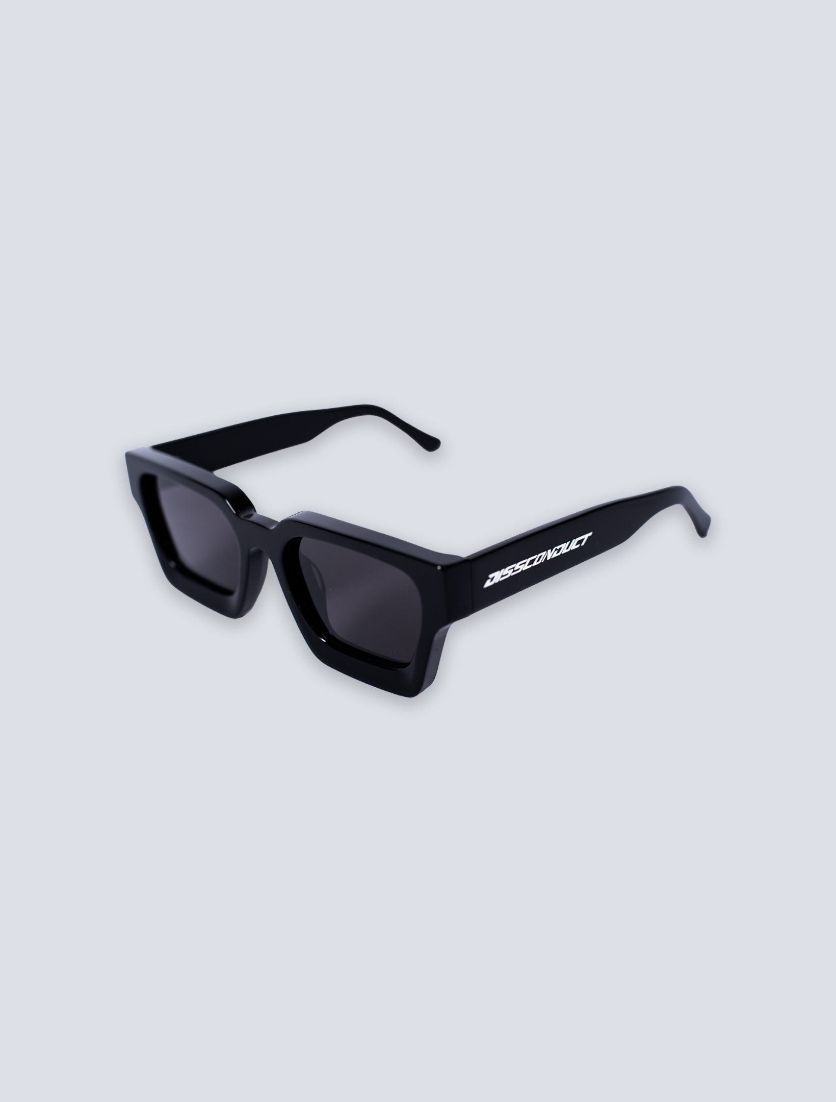 Black sunglasses with white sides online